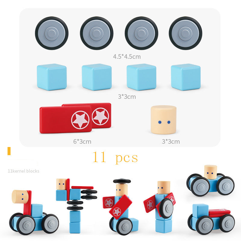 diy magnetic building block toy